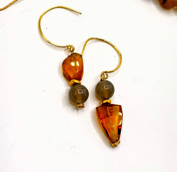 Amber Earrings