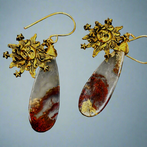 Moss Agate Earrings