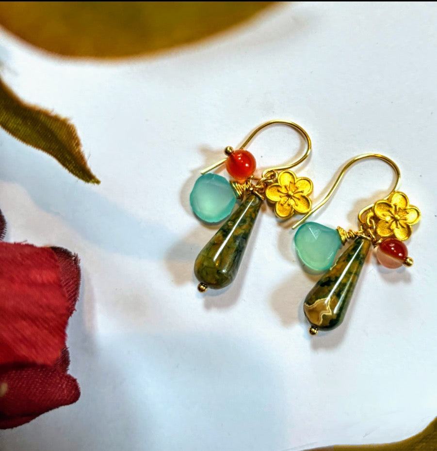 Jasper Earrings