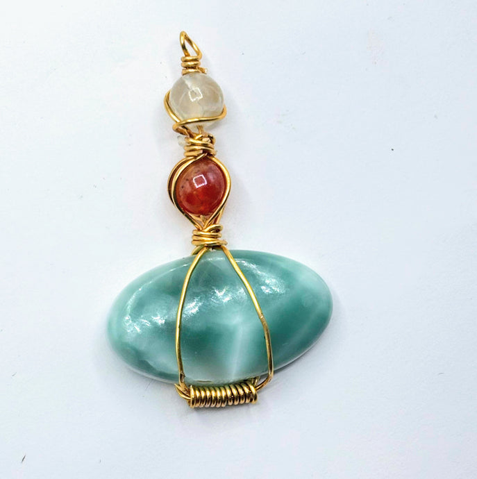 Larimar Pendant