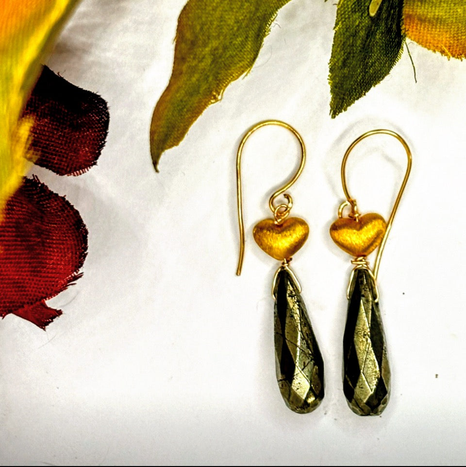 Pyrite Earrings