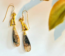 Petrified Palm Wood Earrings