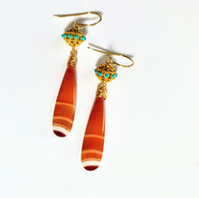 Banded Agate Earrings