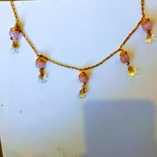 Rose quartz and Ametrine Necklace