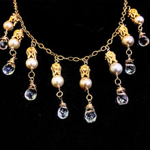 Ametrine and Pearl Necklace