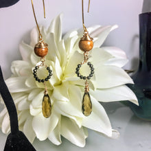 Mountain Jade and Root Quartz Briolette Earrings