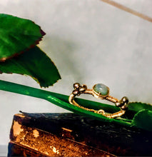 Jade and Pearl Ring