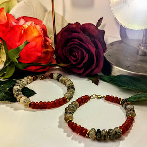 Carnelian Bracelet Set