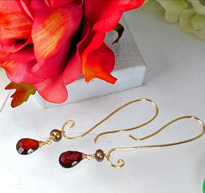 Garnet Earrings