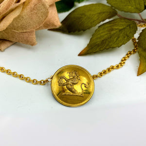 Livery Button Necklace