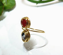 Carnelian and Agate Ring