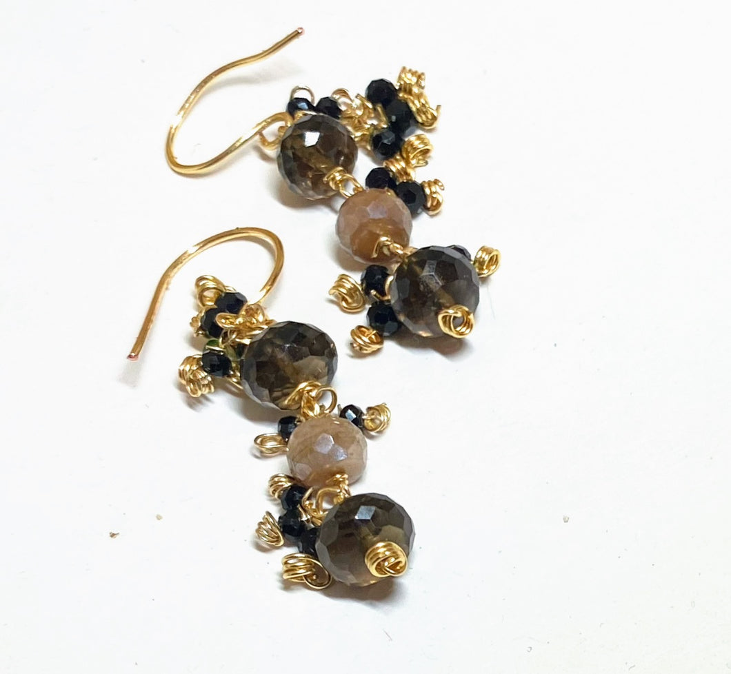 Smoky Quartz Earrings