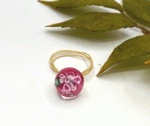 Paperweight Button Ring
